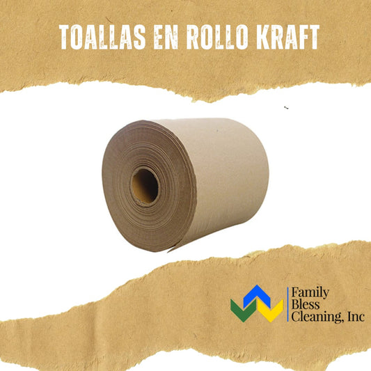 Papel Secante Natural – Caja de 12 Rollos Ecológica y Absorbente