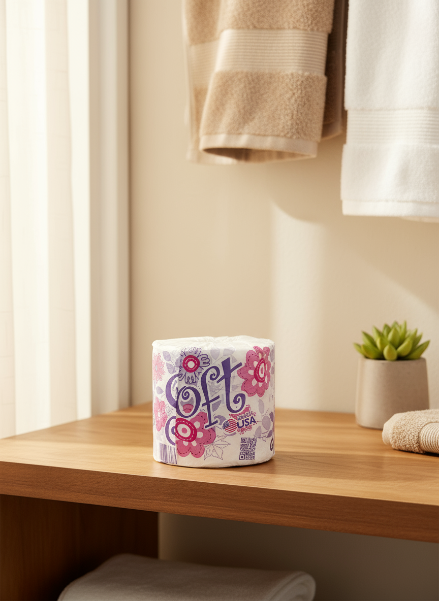 Papel Sanitario Doméstico – Caja de 96 Rollos