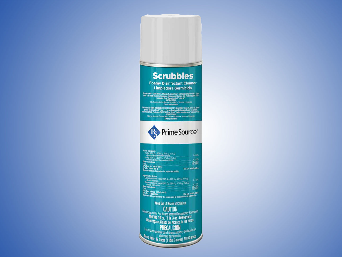 Scrubble Foamy Disinfectant 19 Oz Aerosol, (Pack of 12)