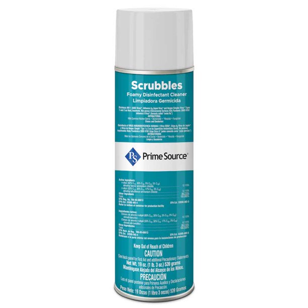 Scrubble Foamy Disinfectant 19 Oz Aerosol, (Pack of 12)